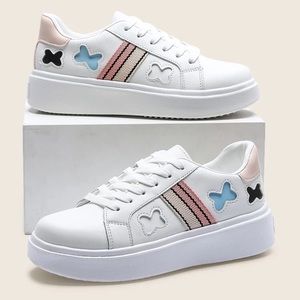 Butterfly white sneakers